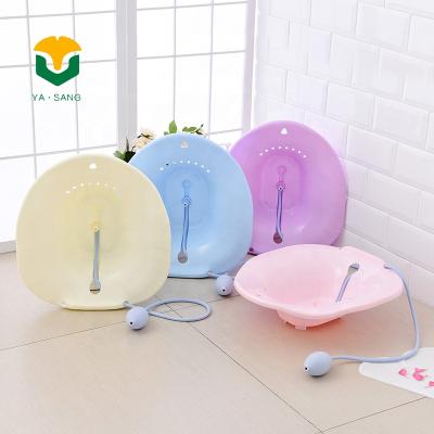 China Safety Yoni Steam Chair Eco-friendly Plastic Vaginal Steamer Seat Yoni Steam Tub for sale