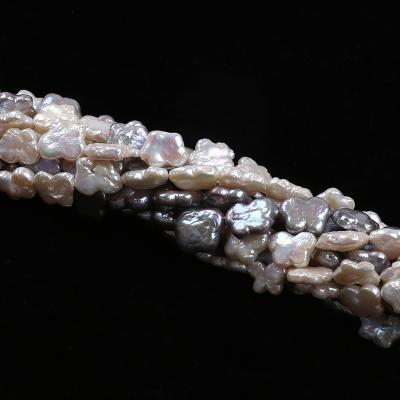 China Jewelry 10*13mm Cultured Natural Butterfly Shape Loose Pearl Freshwater Pearl Strand for sale