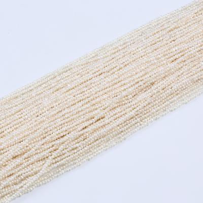 China Jewelry 1.8-2.2mm Pearl Tiny Potato AA Loose Hydro Beads Beads 2 Mm Natural Freshwater Beads Strand for sale