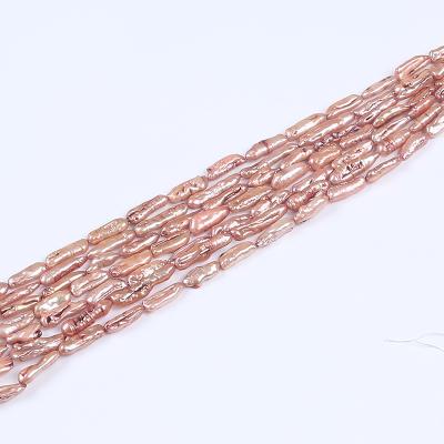 China Freshwater Pearl 7-9mm Dye Color Real Natural Loose Pearl Biwa Freshwater Pearl Strand for sale