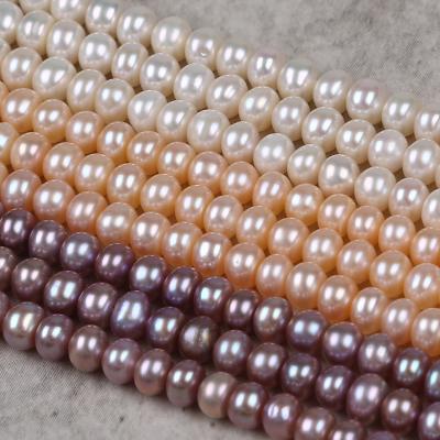 China Jewelry 5-6mm Freshwater Rosebud Pearl Strand White Purple Real Natural Loose Pearls for sale