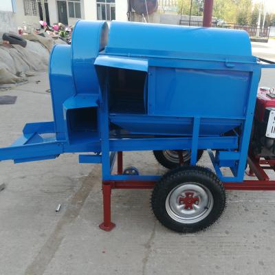 China Nuts Cultivate Mini Wheat Grain Bean Peeling Machine Shell Peeling Grain Pea Thresher for sale