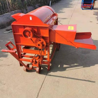 China Nuts factory produce high quality red color peeling machine wheat thresher for bush beans for sale