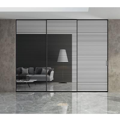 China Decoration 2022 New Incredible Interior Door Aluminium lattice Best Aluminium Sliding Glass Door With Grill Design for sale