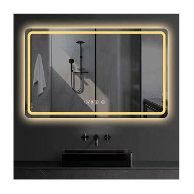 China Illuminated High Quality Wall Mounted LED Mirror Bathroom Mirror With Led light backlit Bathroom Vanity Mirror for sale