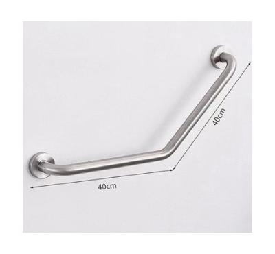 China Modern 304 Stainless Steel Shower Grab Bar Brushed Nickel Bathroom Balance Handle Bar Safety Hand Rail Support Grab Bar for disabled for sale