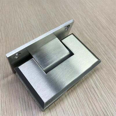 China Modern Hot Sale Stainless Steel Mirror Polish Glass To Wall Shower Door Hinge for sale