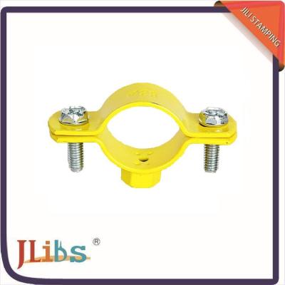 China Cast Iron Hanging Pipe Clamps , Industrial Pipe Clamp Bracket ISO9001 Certification for sale