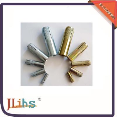 China Internally Threaded M10 M12 Drop In Anchor Blue White Zinc Plated Anti Corrosion for sale