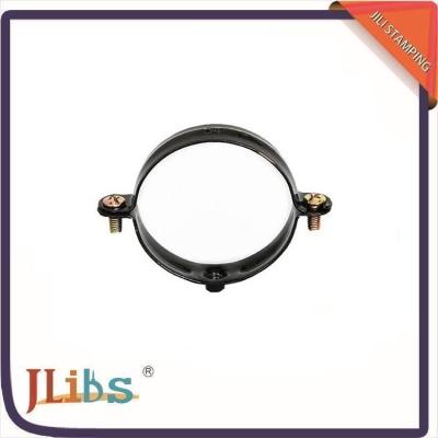 China Van de de ReparatieGasleiding van het ijzerblad Verticale de Klem Zwarte Deklaag 8 - 54mm met Schroef Te koop