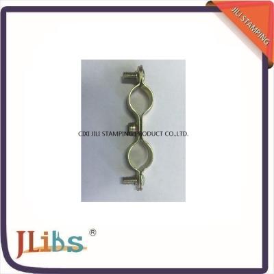 China Carbon Steel / Stainless Steel Double Pipe Clamps , M6 Galvanized Pipe Clamps for sale