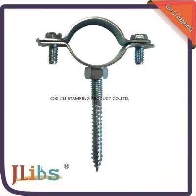 China Carbon Steel Clamp For Pipe , 1.3mm-1.5mm Thickness Pipe Support Clamps for sale