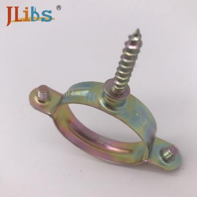 China M7 Carbon Steel Pipe Clamp With Screw  Pipe Support Brackets Wall Mount Pipe Clamp for sale