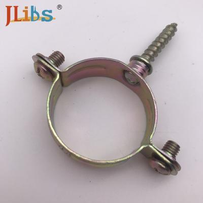 China Steel Building Wall Mount Pipe Clamp Metal Tube Clips Wall Mount Pipe Clamp for sale