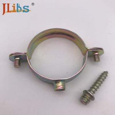 China Zinc Galvanized Single M6 Pipe Clamp Fittings Without Rubber for sale