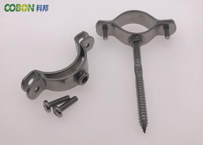 China Thickness 2.5mm Stainless Steel Pipe Clamps Hanger Bolt  Paper Carton Package for sale