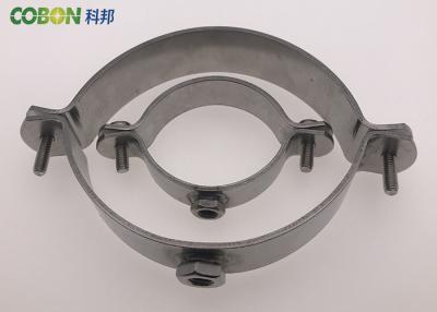 China Torque Balance Cast Iron Pipe Clamps M8 Nut High Strength For Gas Pipeline for sale