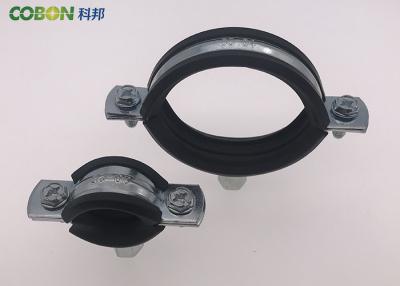 China Wall Mount Heavy Duty Cast Iron Pipe Clamps Plus 10 Pipe Clamp With EPDM for sale