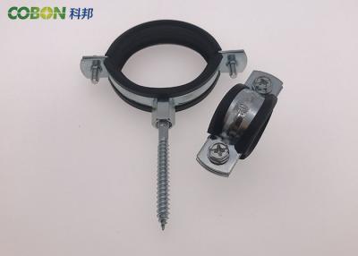 China Standard Cast Iron Pipe Clamps M8 M10 M8 M10 Combi Nut Clamp With EPDM Rubber for sale