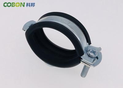 China Cast Iron Epdm Rubber Lined Clamps Pipe Retaining Clamps For Glass Railing for sale