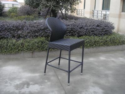 China Resin Wicker bar chair , Contemporary PE Rattan Bar Furniture for sale