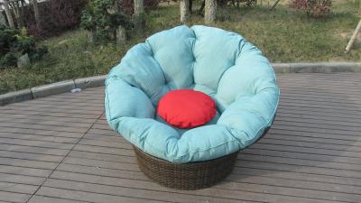 China De ronde vormtuin daybed de rieten draaistoel van het rotanstrand in voor alle weersomstandigheden Te koop