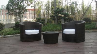 China mobília de vime do rattan do jardim 3pcs à venda