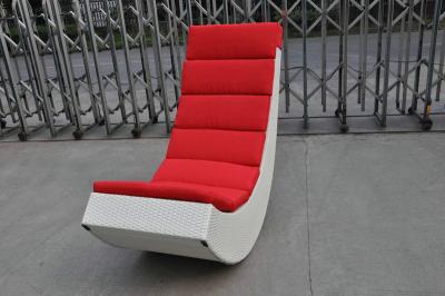 China Rattan Rocking Chair , Aluminum Frame Comfortable Rocking Sofa for sale