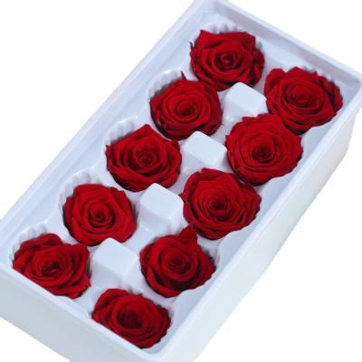 China Wholesale Beautiful Preserved Romantic Colorful Artificial Preserved Flower Flower Gift Box Wedding Decoration for sale