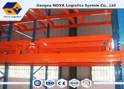 China 3000 Kg Max Load Material Handling Racks , Push Back Industrial Storage Racks for sale