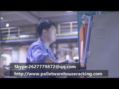 Logistics Industrial Heavy Duty Pallet Racking System 50.8mm Pitch