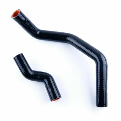 China Auto Radiator Silicone Hose Black Silicone Radiator Hose For Turbo Nissan Silvia 200SX 240SX S13S14 S15 SR20DET for sale