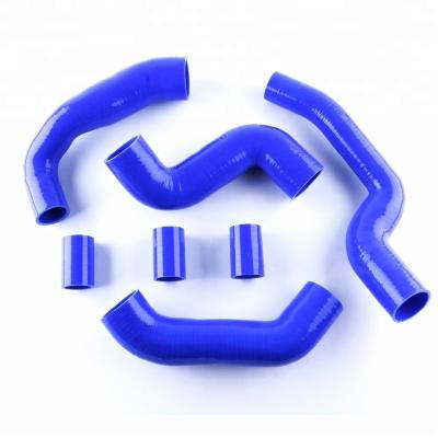 China NYLON TOP AND BLUE SILICONE For Ford Mondeo MK4 Silicone Radiator Hose Coolant Hose for sale