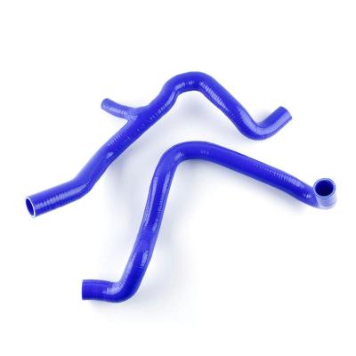 China UPPER SILICONE AND BLUE NYLON Silicone Radiator Hose Coolant Hose Kit For MK2 ST ST-2 ST-3 Chassis 05-10 225BHP T5 Engine for sale