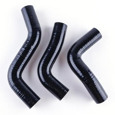 China Upper Silicone And Nylon Black Coolant Hose Silicone Radiator Hose Kit For MX5 Miata Eunos MK1 1.6 for sale