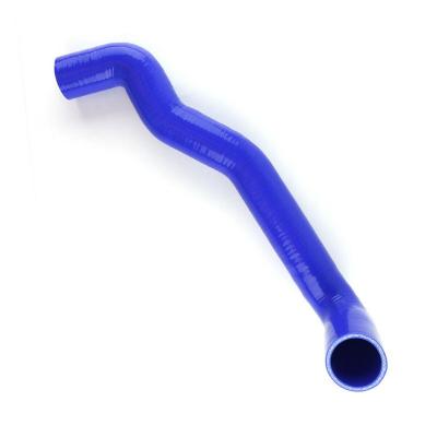 China UPPER SILICONE AND NYLON For Mini Cooper S R56 R57 R60 4 Ply Silicone Intercooler Resonator Delete Hose for sale