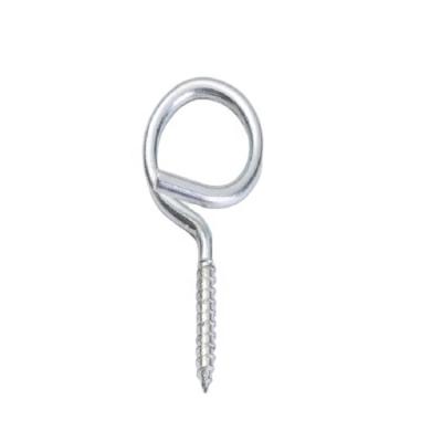 China Steel Zinc Plated Open Eyes Hook  Hook Self Tapping Stainless Steel Sheep Eye Screws for sale