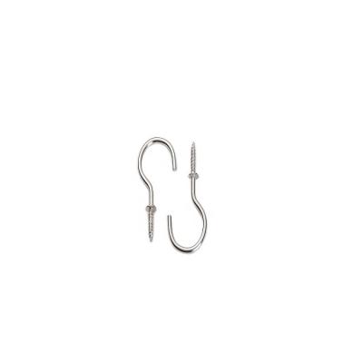 China Steel Hooks Metal Shouldered Cup Hooks/ C-type  Special Galvanized Screw Eyes / Eye Screws for sale