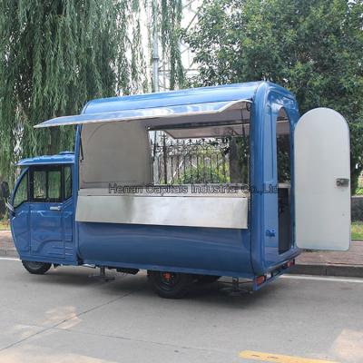 China 3 Wheel Electric Food Truck Food Truck Commercial Gas Supply Mobile Outdoor Food Truck for sale