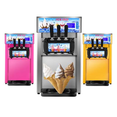 China Commercial Portable Snack Factory Bestice Cream Machine 2020 Portable Soft Fruit Ice Cream Maker With Compressor for sale