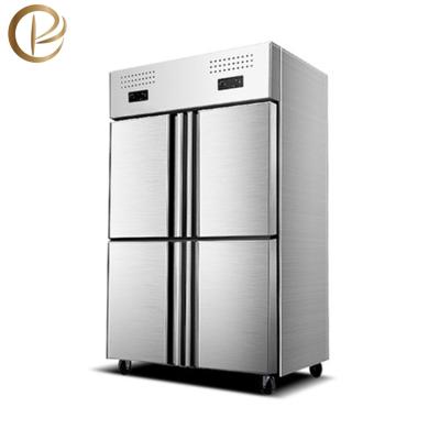 China COMPRESSOR 4 Door Stainless Vertical Fridge Freezer For Restaurant for sale