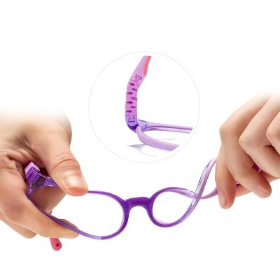 China New Fashion Dismountable TR And Silicon Kid Spectacle Colorful Eyeglasses Optical Frames For Children for sale