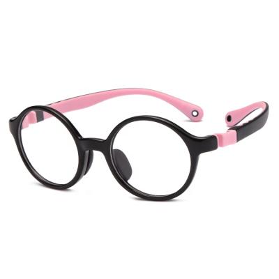 China 2021 Anti Optical Frame Fashionable Kids Glasses Flexible Blue Light Computer Glasses for sale