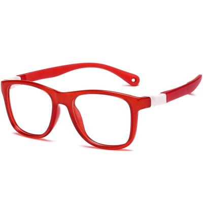 China Removable Lovely Metal Kids Optical Glass Free Flexible Frames With One Piece Nose Pad for sale