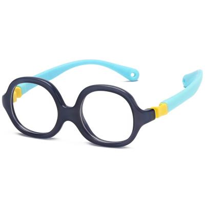 China Removable Multicolor Anti Blue Light Blocking Glass Silicone Leg Children Optical Eyeglass Frame for sale