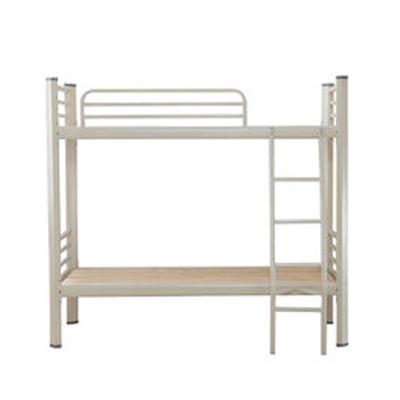 China Modern Steel Student Bedroom Furniture Adult Fireproof Metal Double Bunk Bed for sale