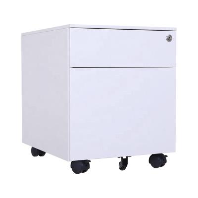 China 2 Drawer Pedestal Small Adjustable Steel Movable Cabinet Furniture Movable Storage Cabinet (Other) Filing Cabinet for sale