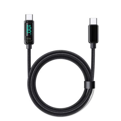 China High Quality Custom High Power PD 100w Usb C to Usb C Data Cable Fast Charger Digital Cable for sale