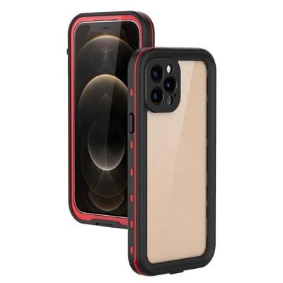 China Best Quality Full Body Shockproof Warranty Case Ip68 Waterproof Shockproof For Iphone Diving Phone Cases Built In Screen Protector for sale