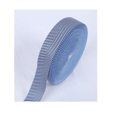 China China Elastic Manufactures Supply Custom Polyester Printed Elastic Band Webbing For Garment Accessories for sale